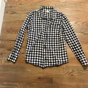 J.Crew women’s plaid shirt size S EUC